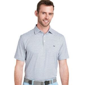 Men’s Vineyard Vines “Bradley” Striped Performance Polo